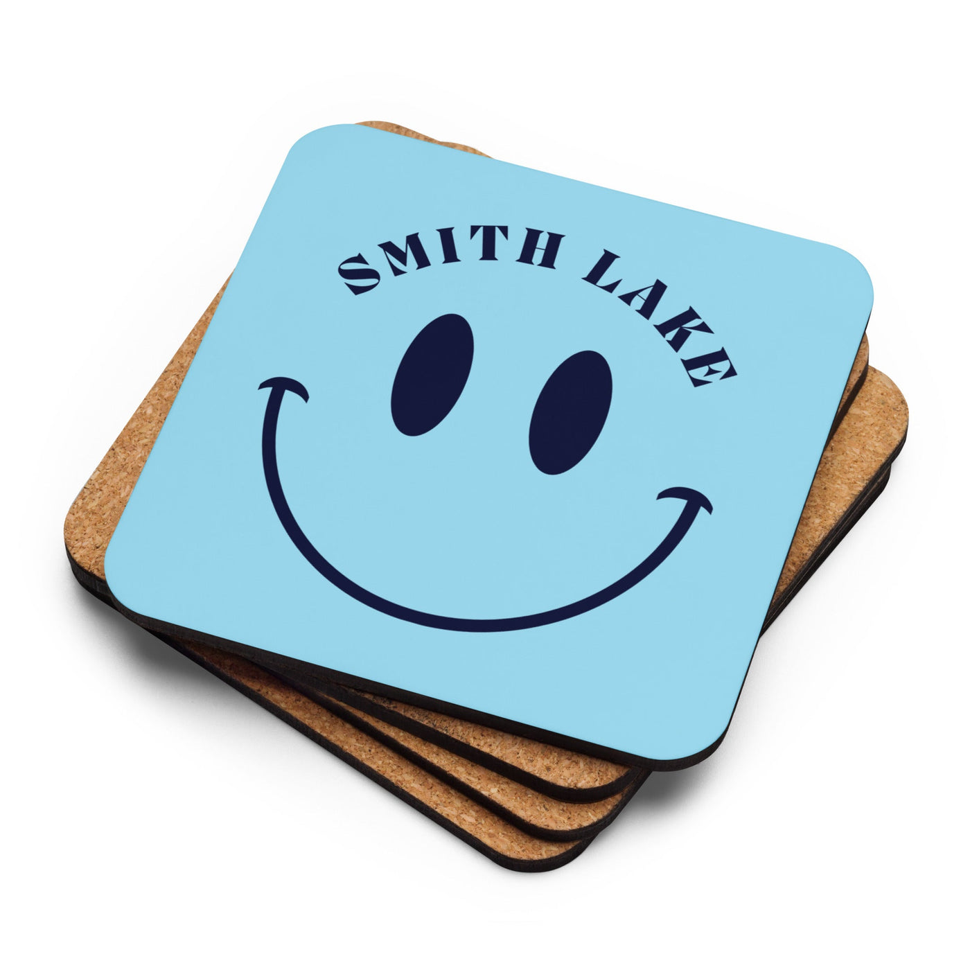 Smith Lake Cork-Back Coaster - Ezra's Clothing