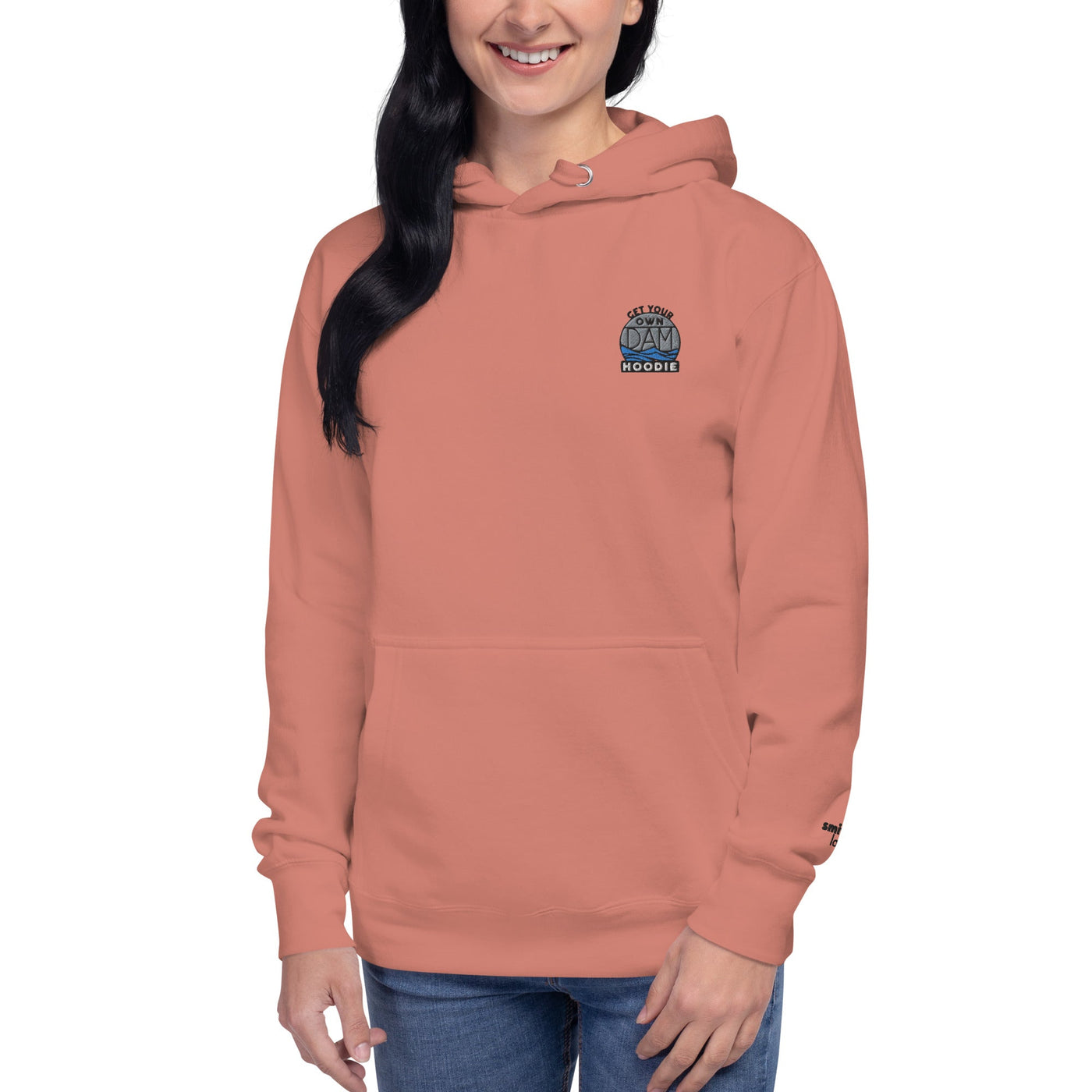 Smith Lake + Get Your Own Dam Hoodie Embroidery - Ezra's Clothing