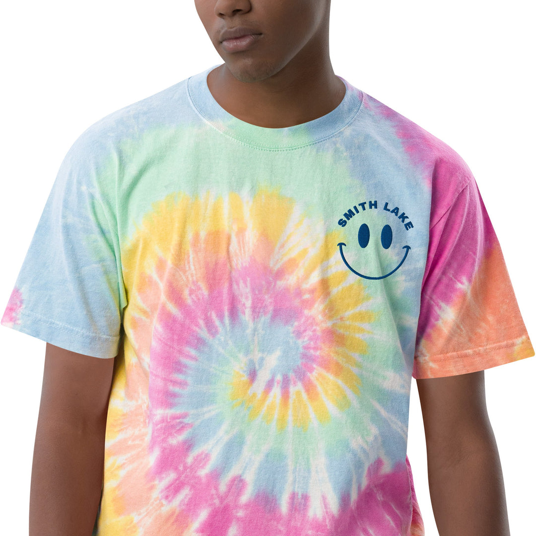 Smith Lake Oversized Tie-Dye T-Shirt - Ezra's Clothing - T-Shirt