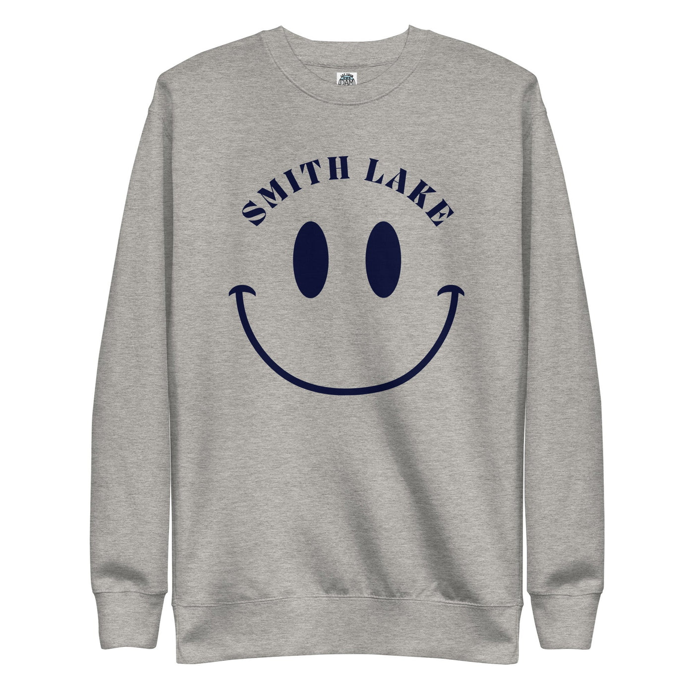 Smith Lake Smiley Face Print Sweatshirt - Ezra's Clothing