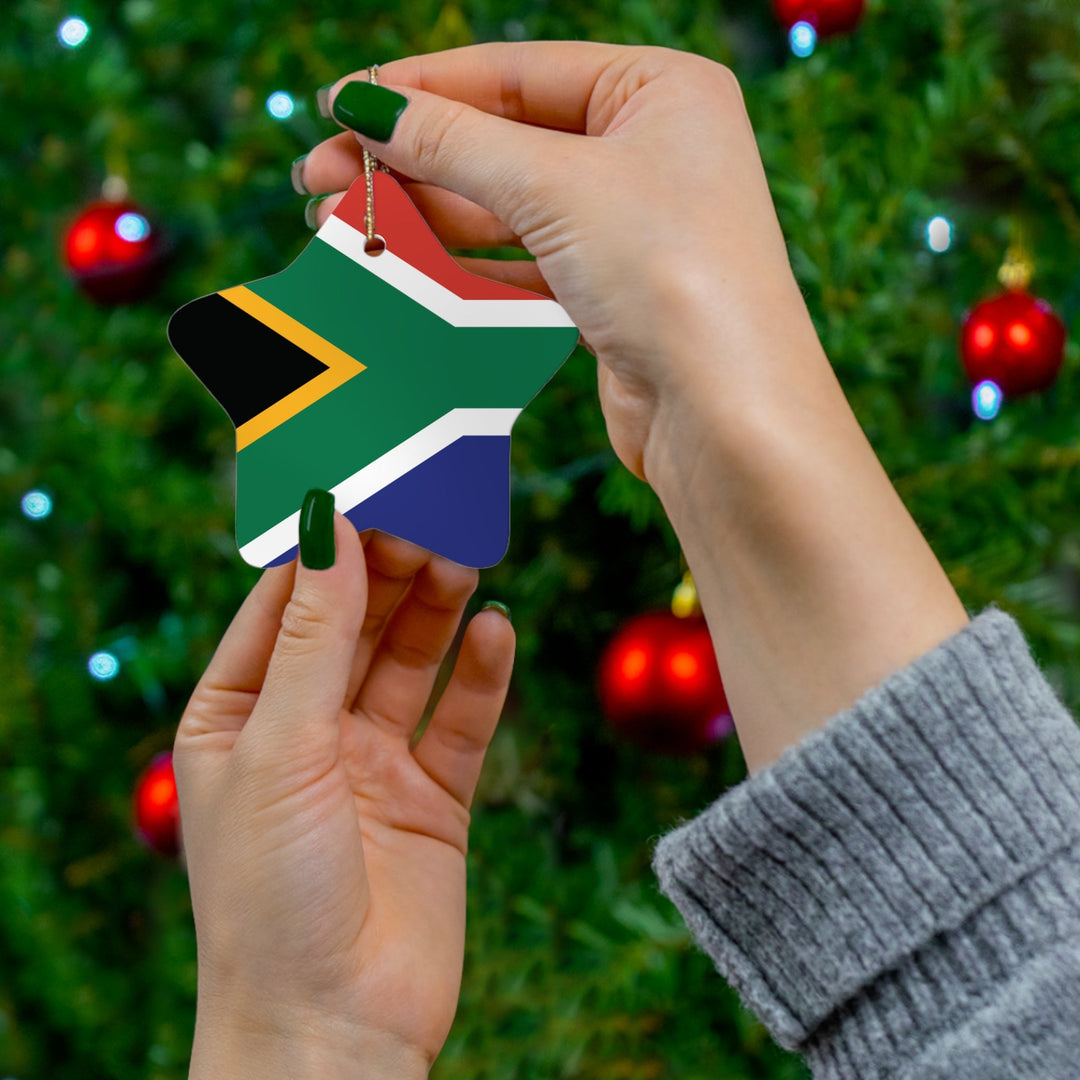 South Africa Ceramic Ornament - Ezra's Clothing - Christmas Ornament