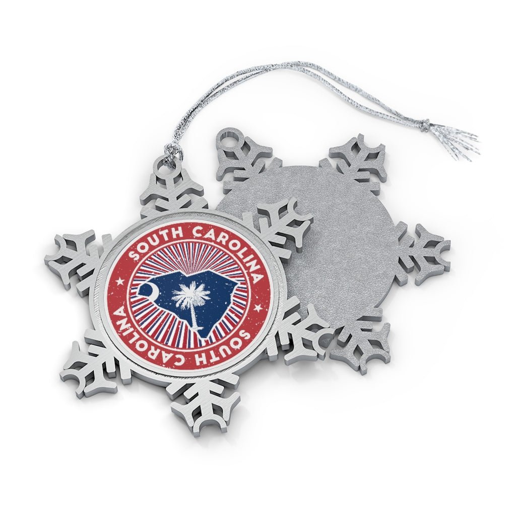 South Carolina Snowflake Ornament - Ezra's Clothing - Christmas Ornament