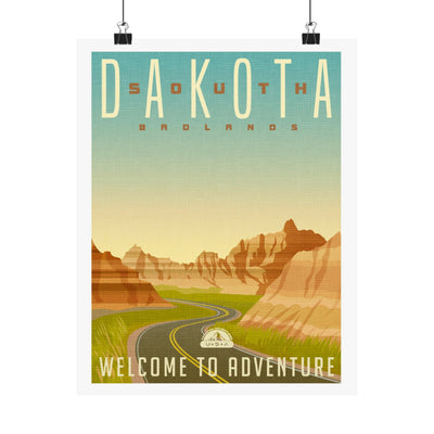 South Dakota Travel Poster - Ezra's Clothing