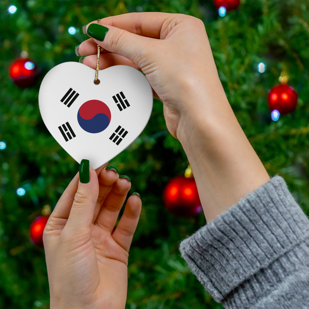 South Korea Ceramic Ornament - Ezra's Clothing - Christmas Ornament