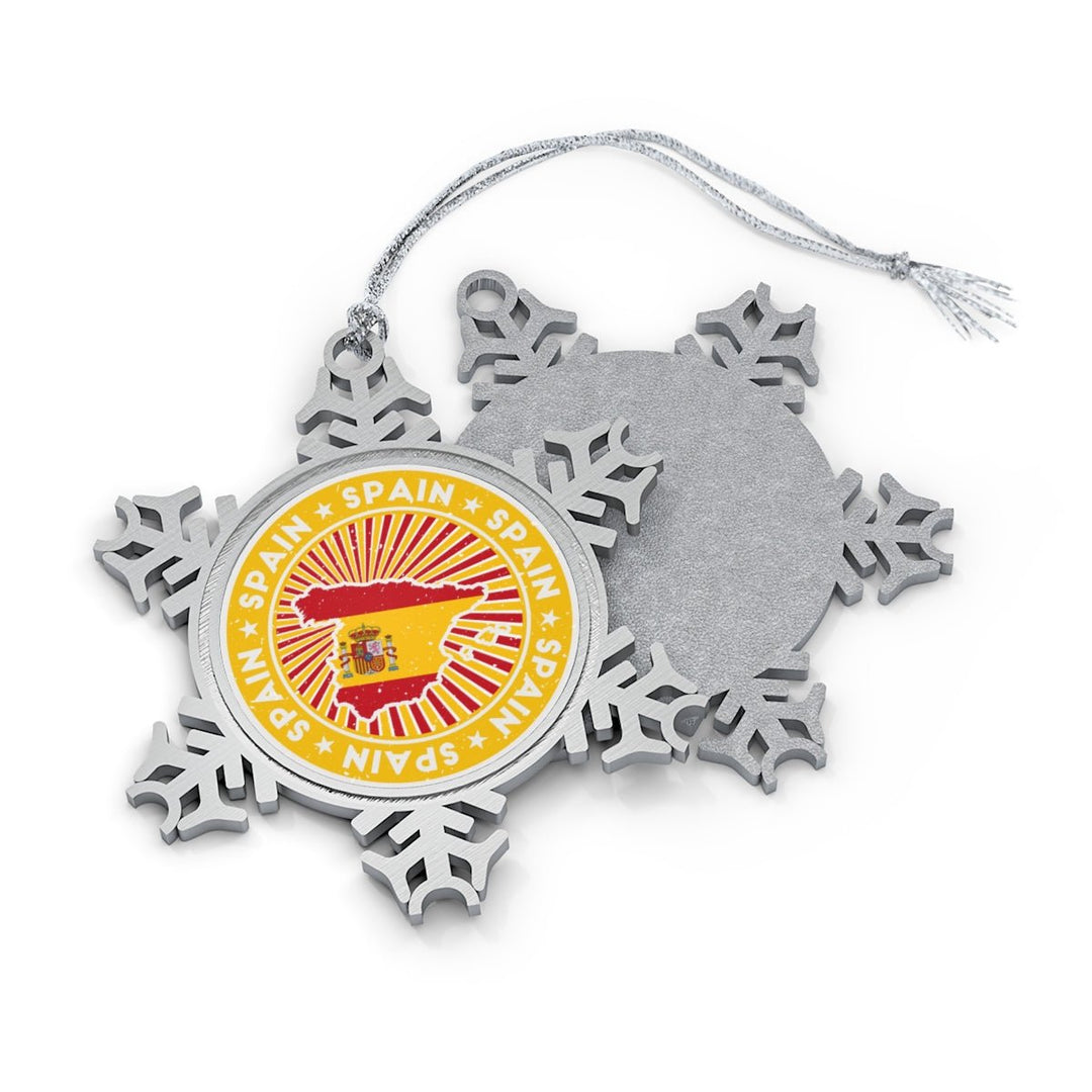 Spain Snowflake Ornament - Ezra's Clothing - Christmas Ornament