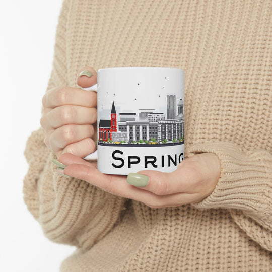 Springfield Illinois Coffee Mug - Ezra's Clothing - Mug