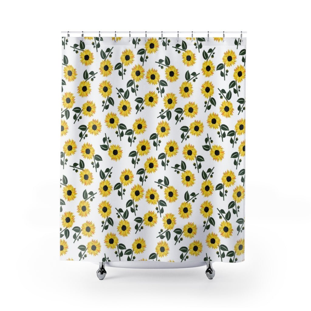 Sunflower Shower Curtain - Ezra's Clothing - Shower Curtains
