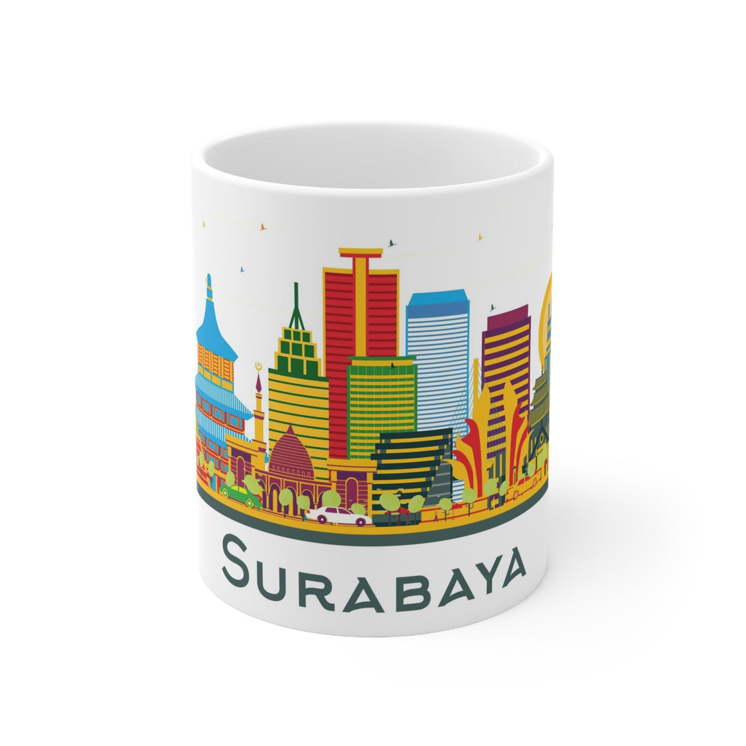 Surabaya Indonesia Coffee Mug - Ezra's Clothing - Mug