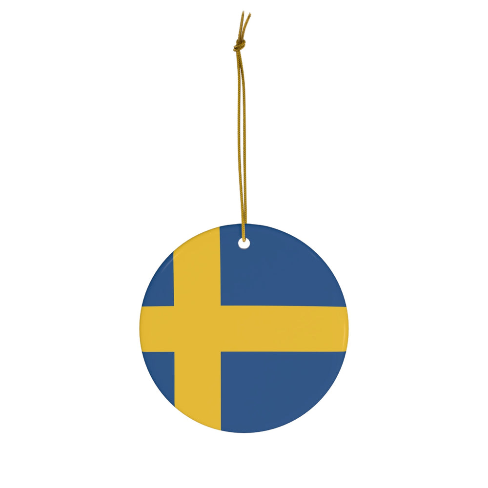 Sweden Ceramic Ornament - Ezra's Clothing - Christmas Ornament