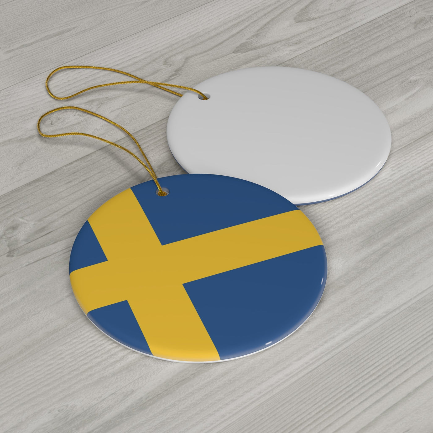 Sweden Ceramic Ornament - Ezra's Clothing