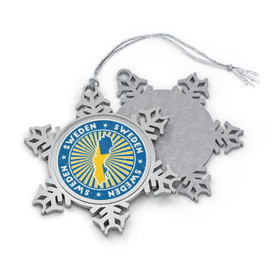 Sweden Snowflake Ornament - Ezra's Clothing