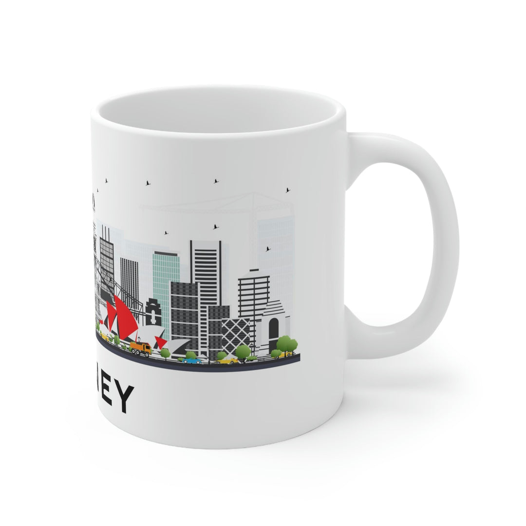 Sydney Australia Coffee Mug - Ezra's Clothing - Mug