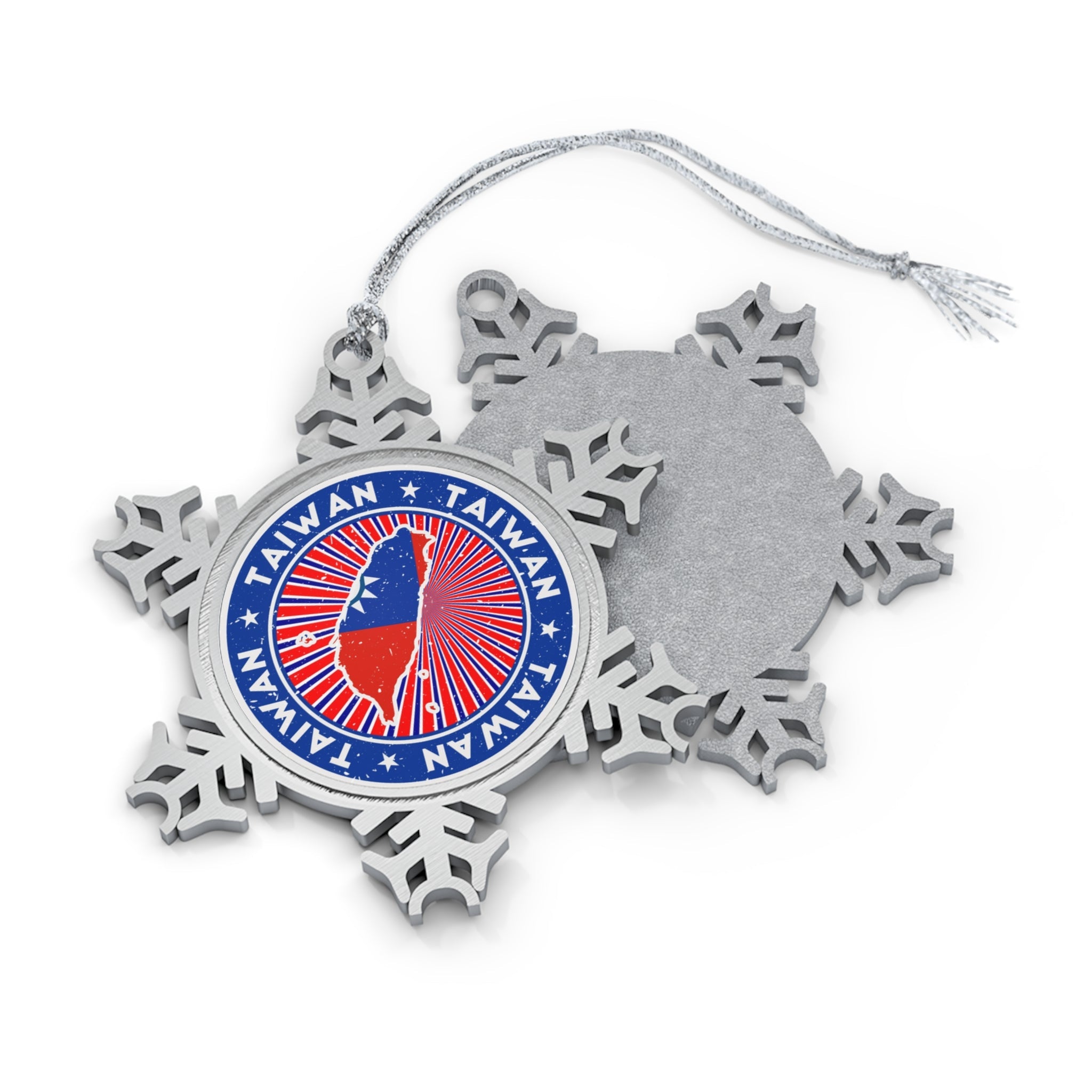 Taiwan Snowflake Ornament - Ezra's Clothing - Christmas Ornament