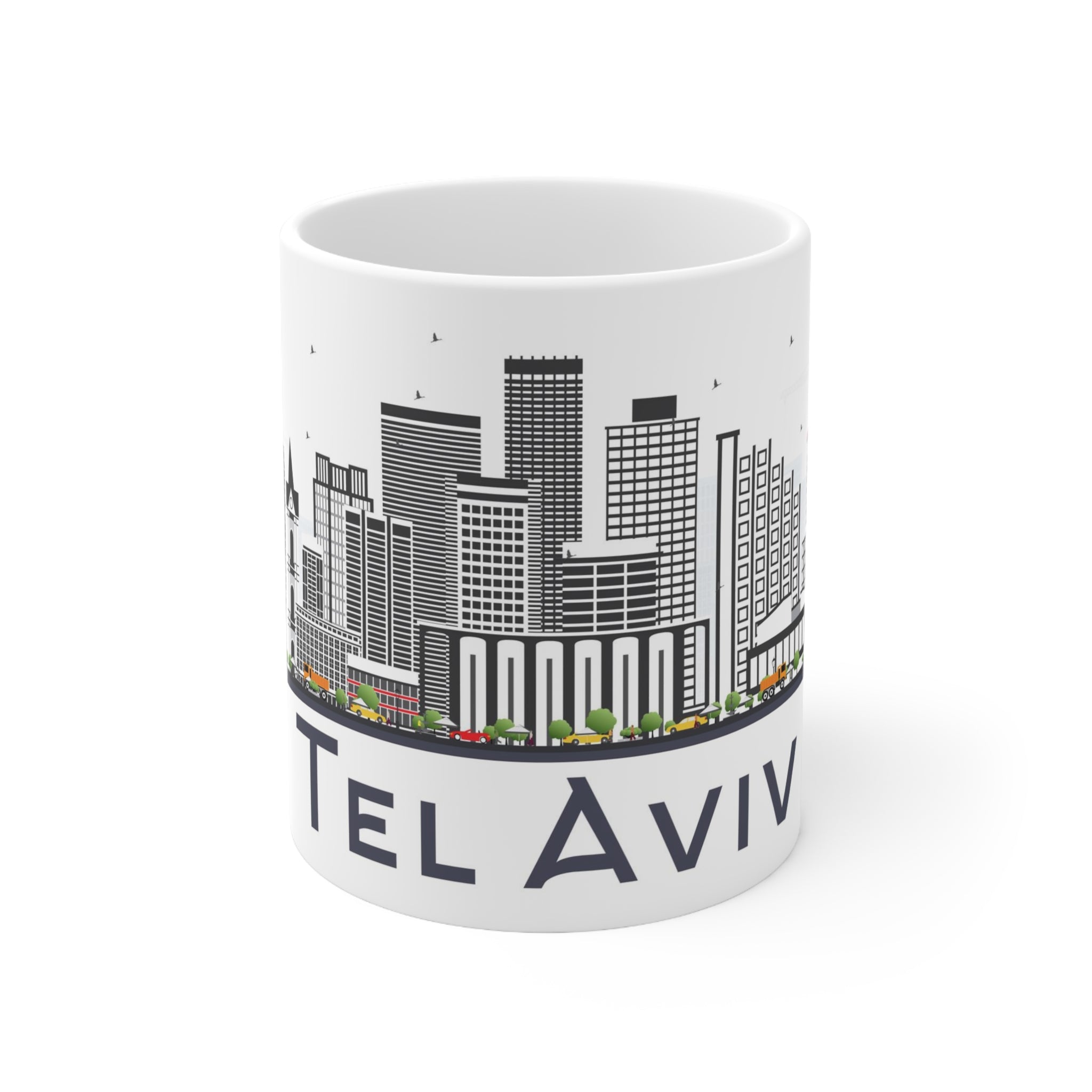 Tel Aviv Israel Coffee Mug - Ezra's Clothing - Mug