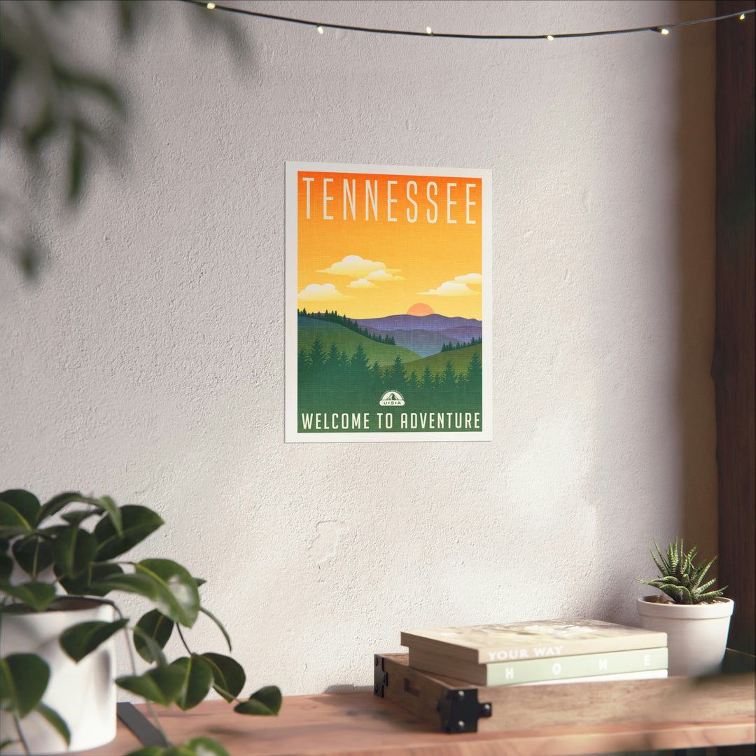 Tennessee Travel Poster - Ezra's Clothing - Poster