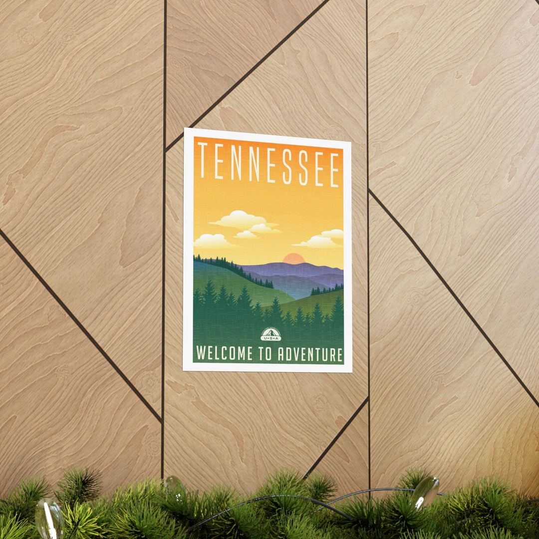 Tennessee Travel Poster - Ezra's Clothing - Poster