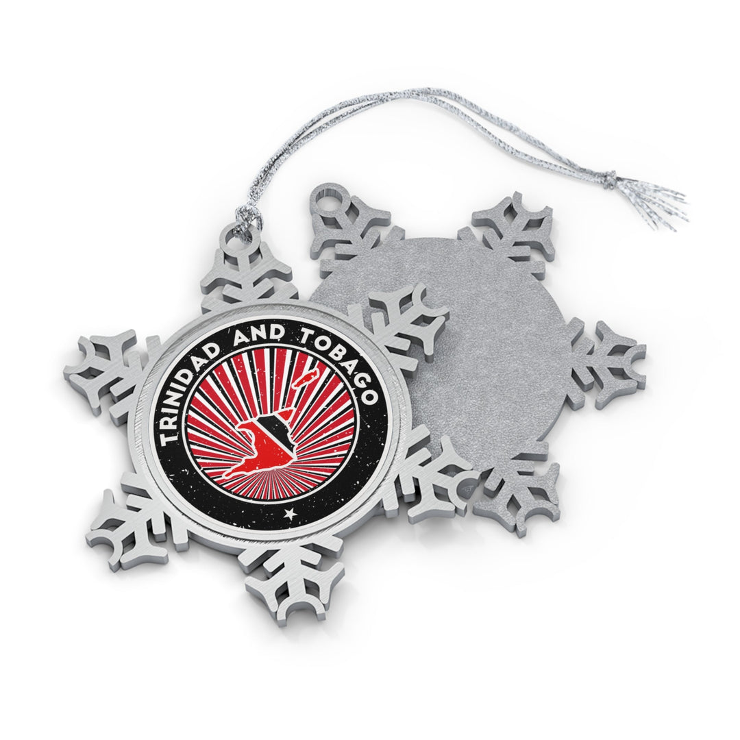 Trinidad and Tobago Snowflake Ornament - Ezra's Clothing - Christmas Ornament