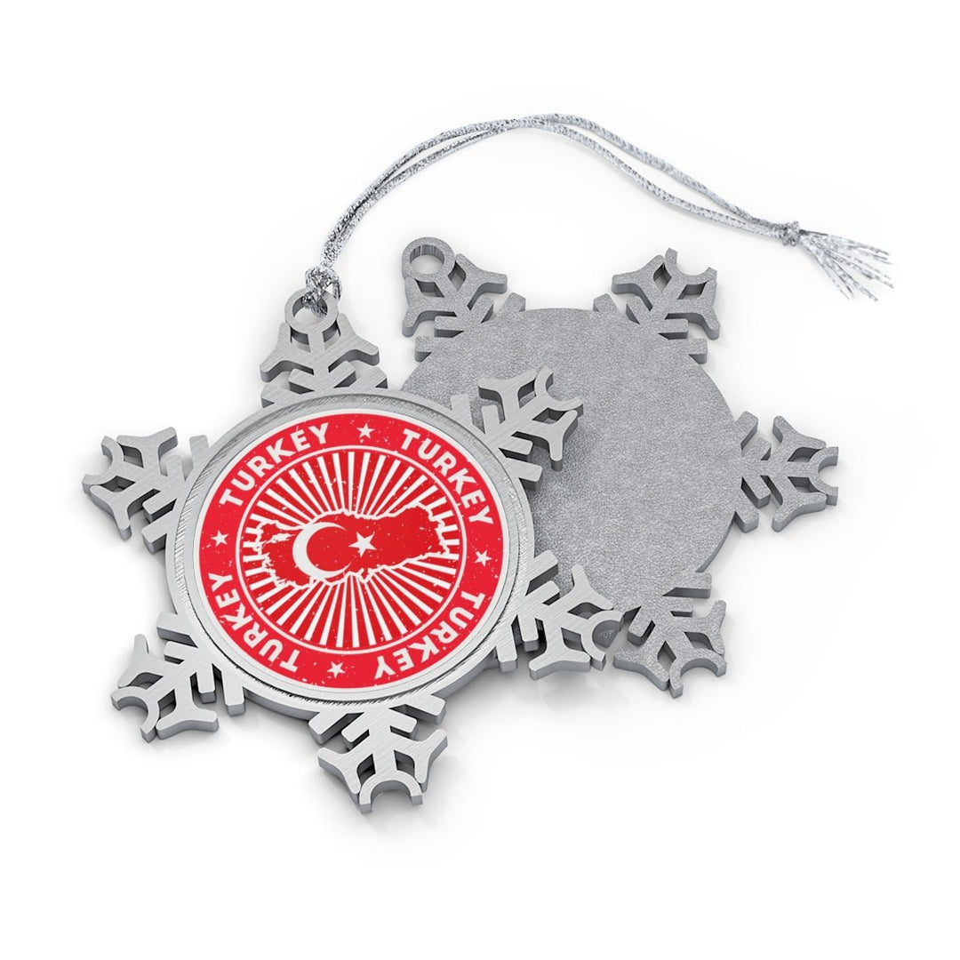Turkey Snowflake Ornament - Ezra's Clothing - Christmas Ornament
