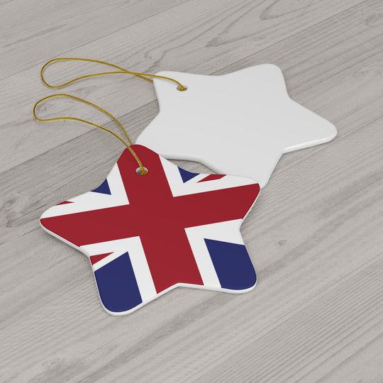 United Kingdom Ceramic Ornament - Ezra's Clothing - Christmas Ornament