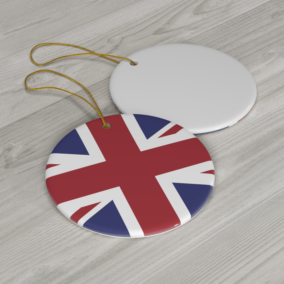 United Kingdom Ceramic Ornament - Ezra's Clothing - Christmas Ornament