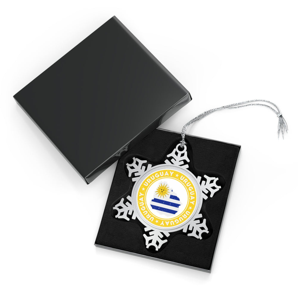 Uruguay Snowflake Ornament - Ezra's Clothing - Christmas Ornament