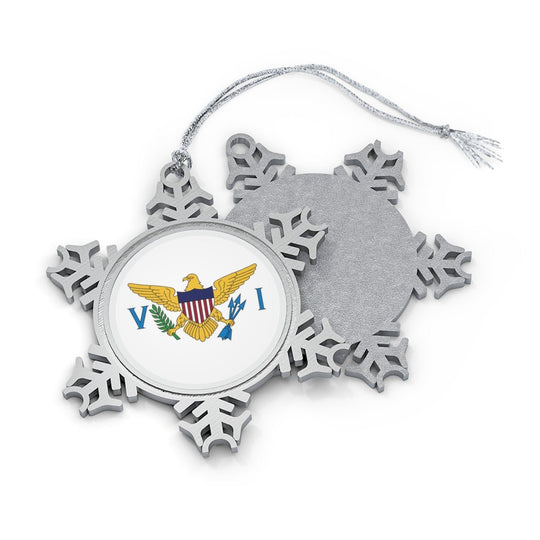 US Virgin Islands Snowflake Ornament - Ezra's Clothing - Christmas Ornament