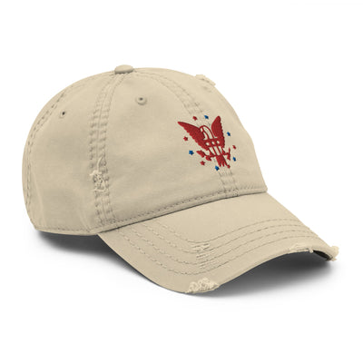 USA Eagle Emblem Distressed Hat - Ezra's Clothing