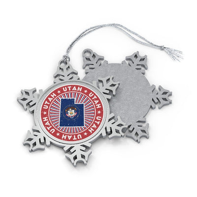 Utah Snowflake Ornament - Ezra's Clothing