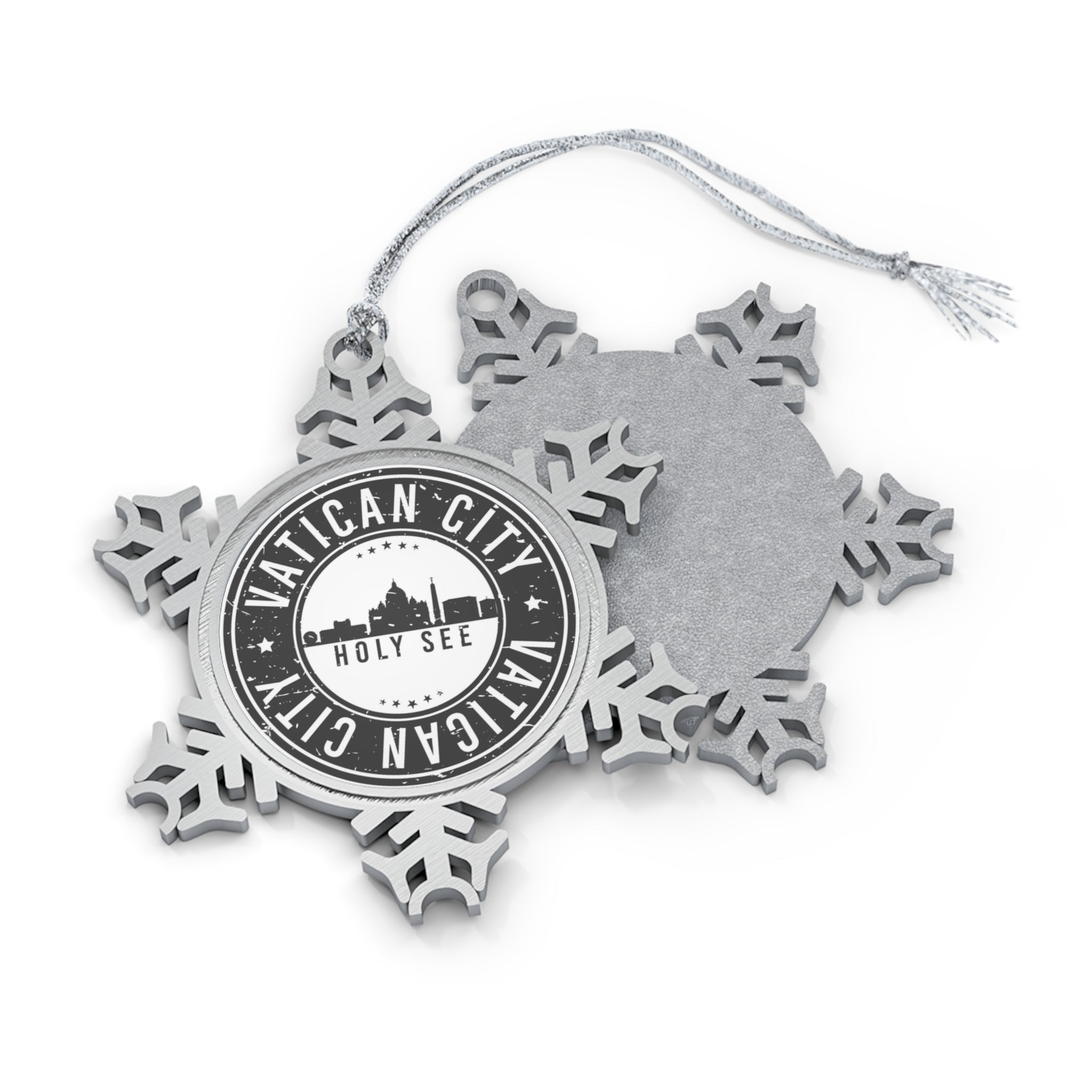 Vatican City Snowflake Ornament - Ezra's Clothing - Christmas Ornament