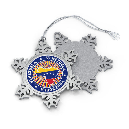 Venezuela Snowflake Ornament - Ezra's Clothing - Christmas Ornament