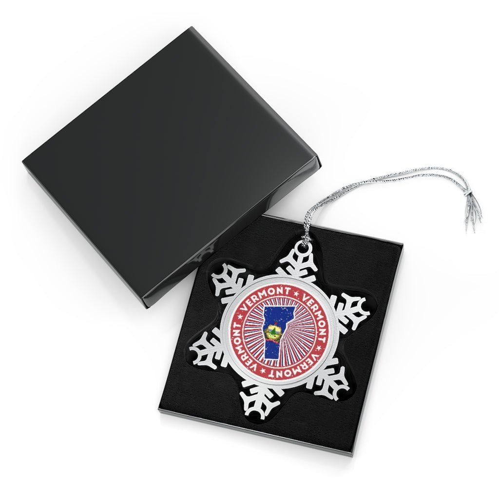 Vermont Snowflake Ornament - Ezra's Clothing - Christmas Ornament