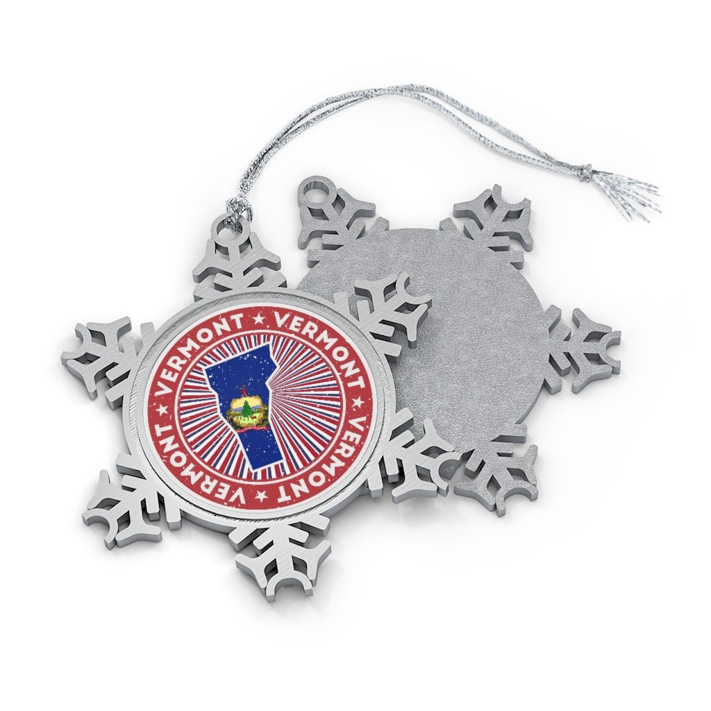 Vermont Snowflake Ornament - Ezra's Clothing - Christmas Ornament