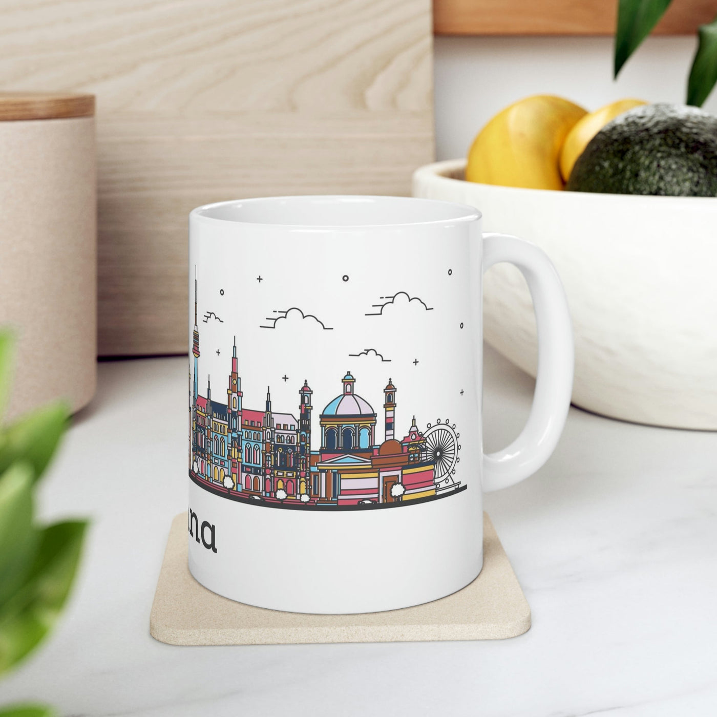 stainless steel Ethoz® minimalist travel mug — Vienna Coffee