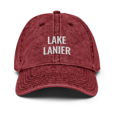 Lake Lanier Hat Hats Ezra's Clothing Maroon  