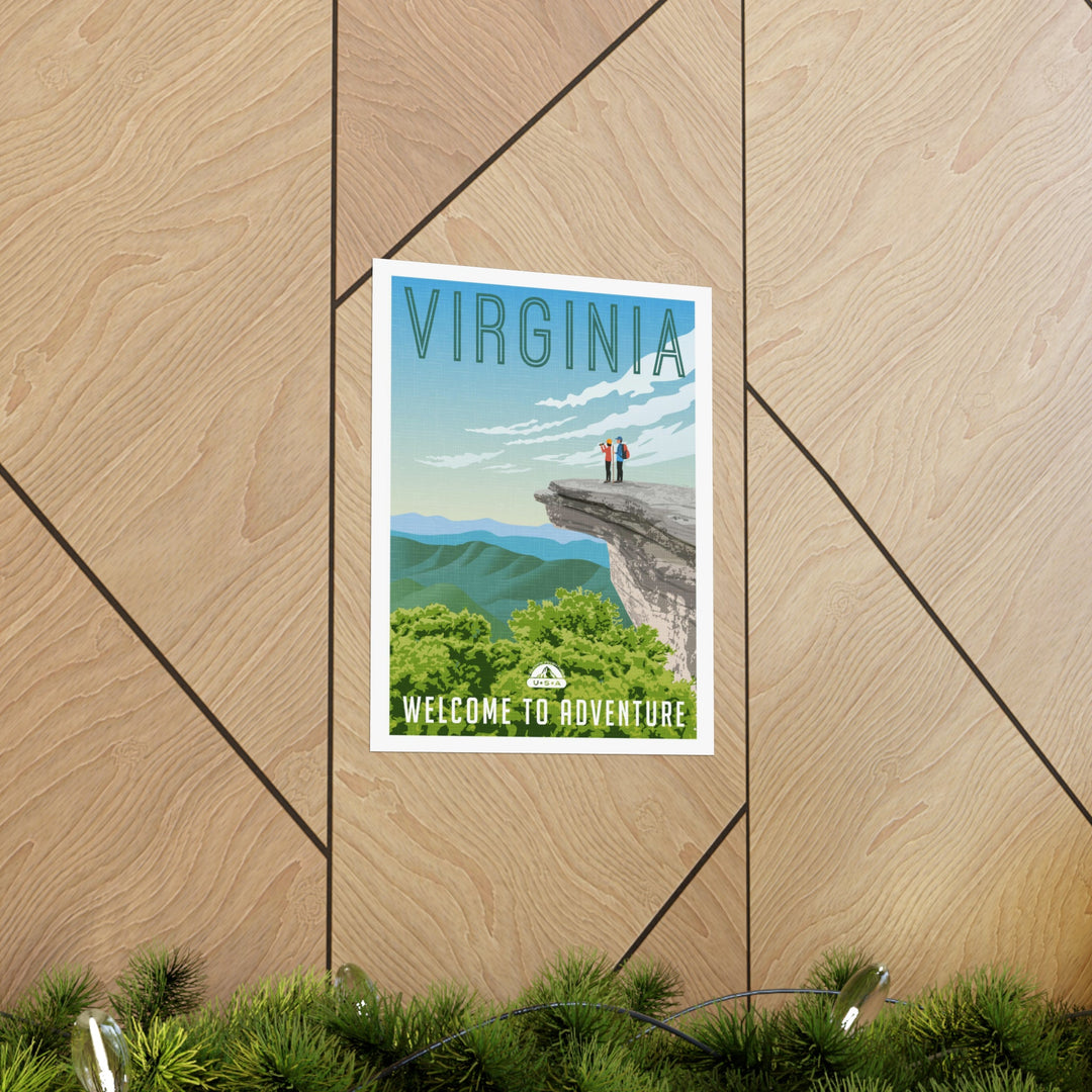 Virginia Travel Poster - Ezra's Clothing - Poster