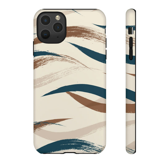 Wavy Beach Brushstroke Watercolor Case - Ezra's Clothing - Tough Case