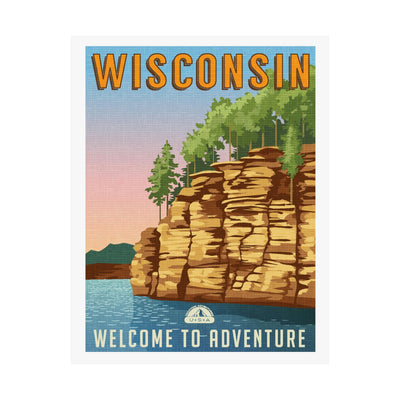 Wisconsin Travel Poster - Ezra's Clothing