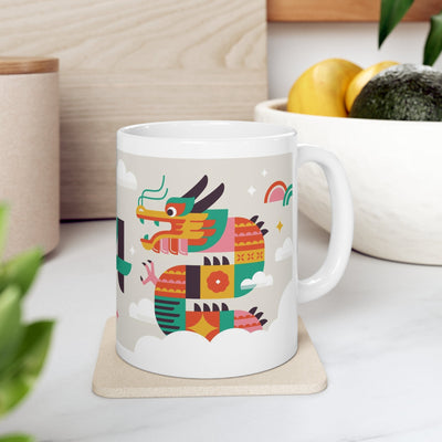 Year of the Dragon Chinese New Year Coffee Mug - Ezra's Clothing