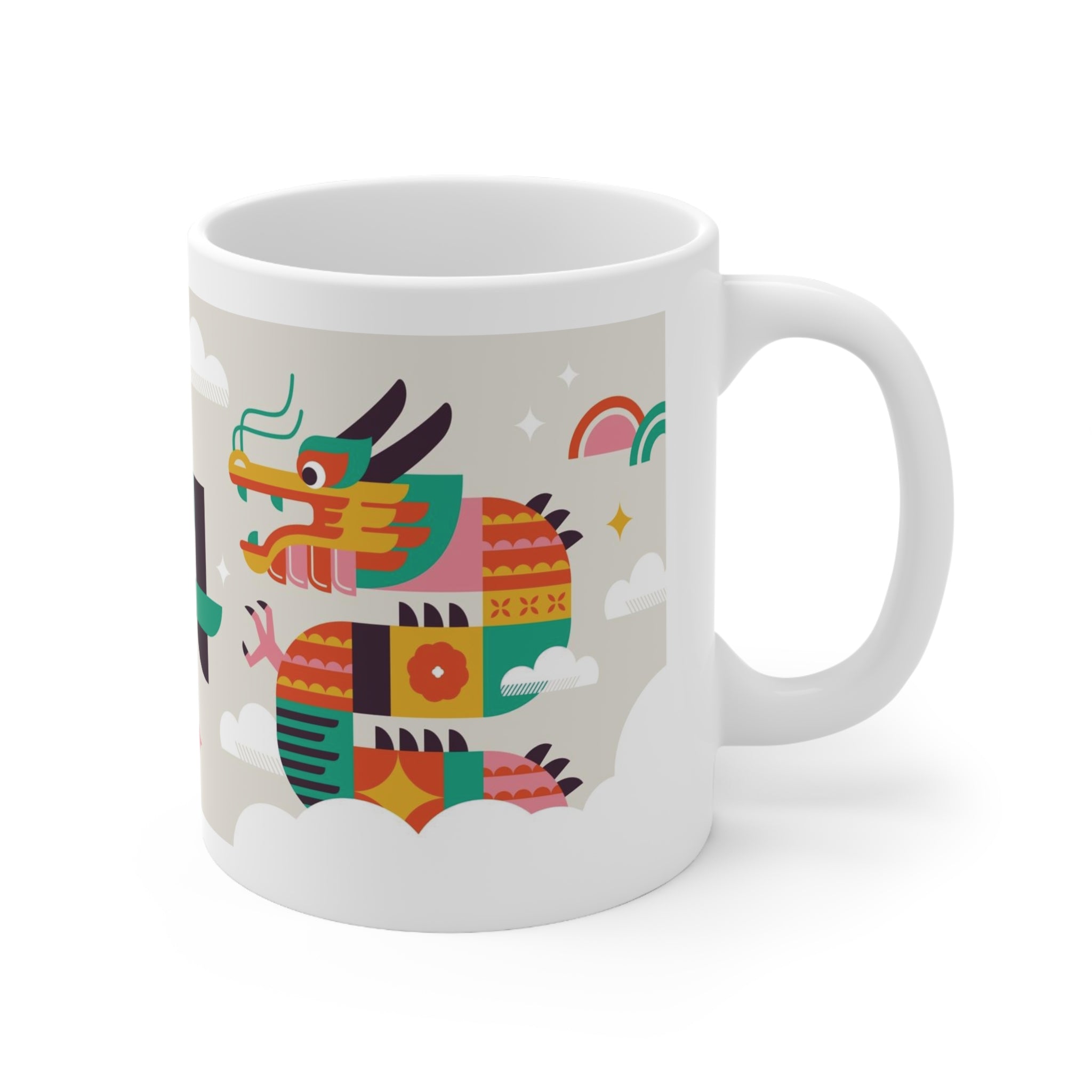 Year of the Dragon Chinese New Year Coffee Mug - Ezra's Clothing - Mug