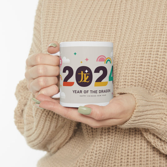 Year of the Dragon Chinese New Year Coffee Mug - Ezra's Clothing - Mug