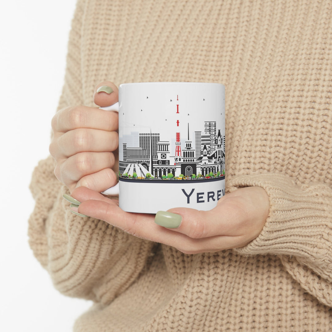 Yerevan Armenia Coffee Mug - Ezra's Clothing - Mug