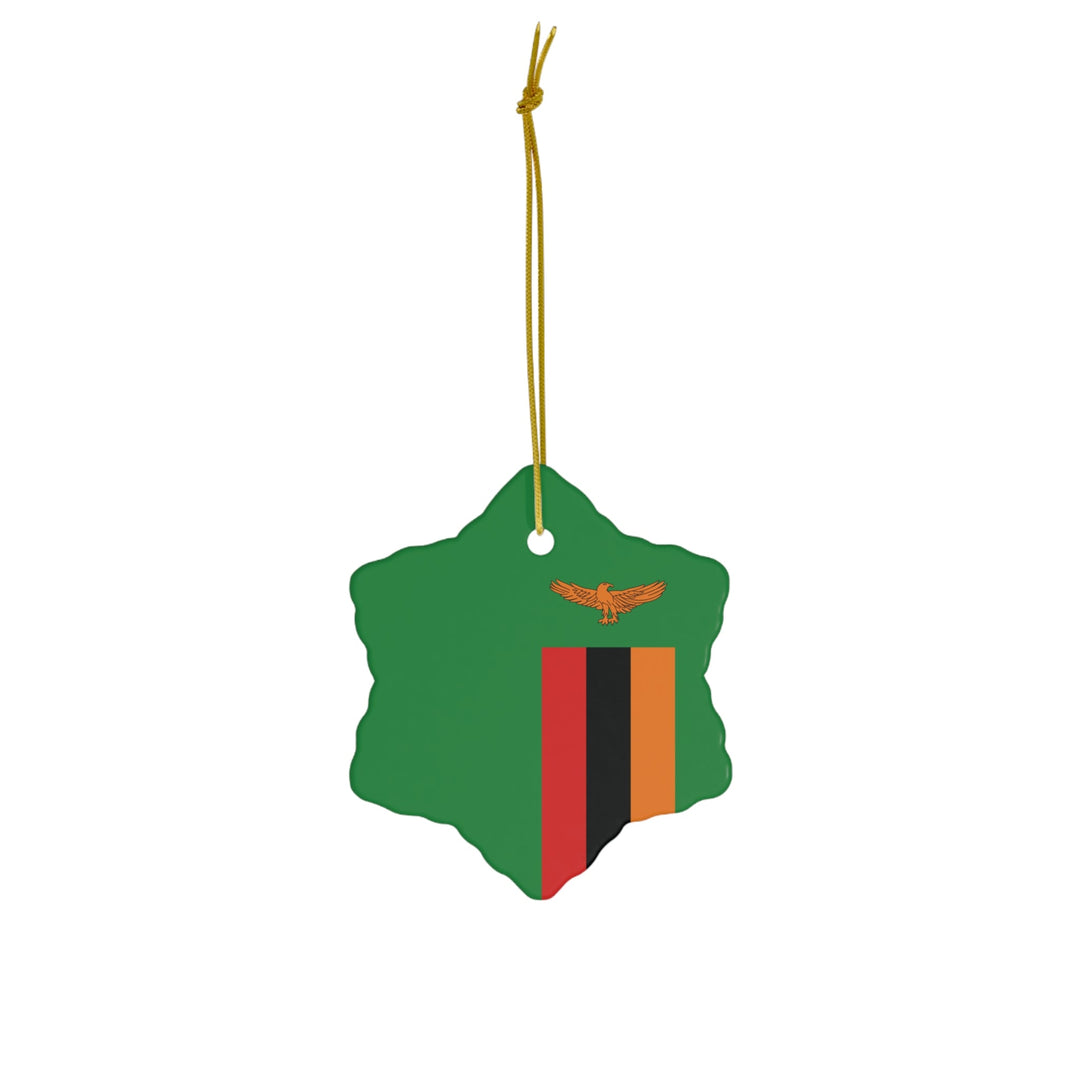 Zambia Ceramic Ornament - Ezra's Clothing - Christmas Ornament