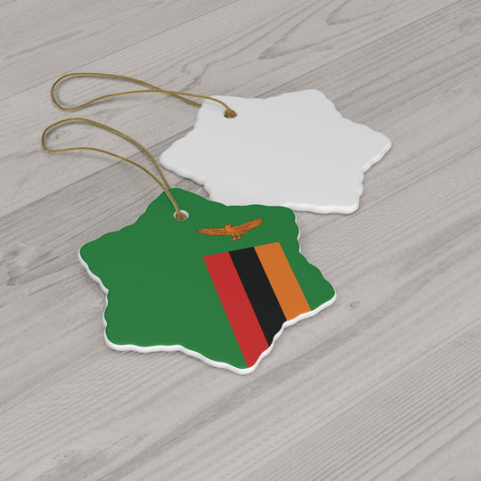 Zambia Ceramic Ornament - Ezra's Clothing - Christmas Ornament