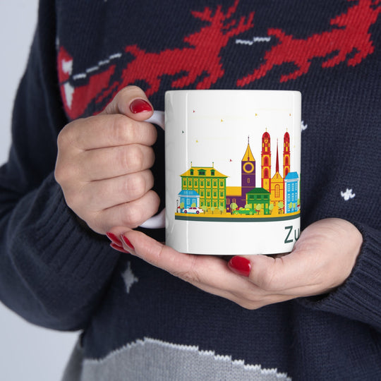 Zurich Switzerland Coffee Mug - Ezra's Clothing - Mug