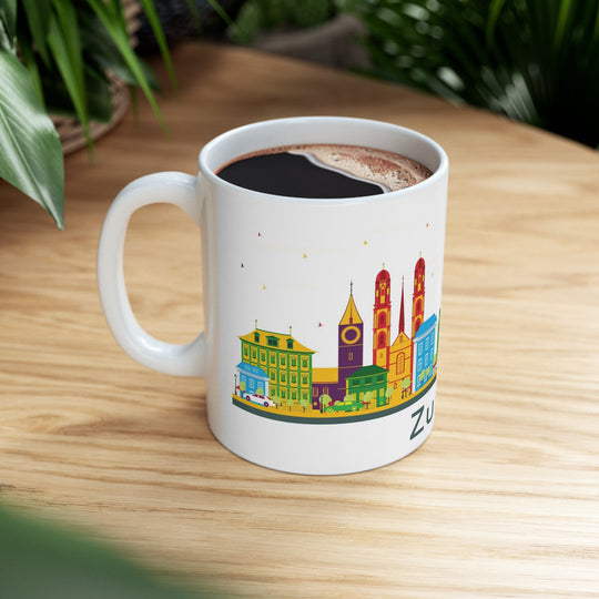 Zurich Switzerland Coffee Mug - Ezra's Clothing - Mug